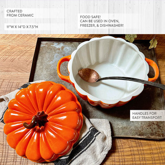 Four Quart Pumpkin Baking Dish General ABH