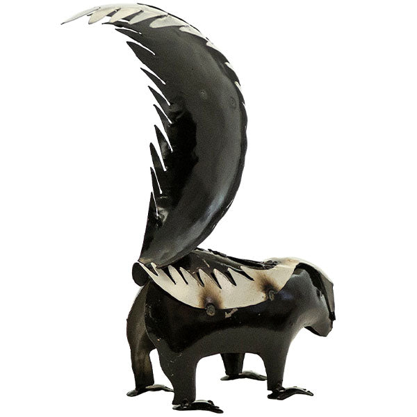 Load image into Gallery viewer, Handmade Rustic Metal Skunk, Pick Your Size Whats trending Decor Steals
