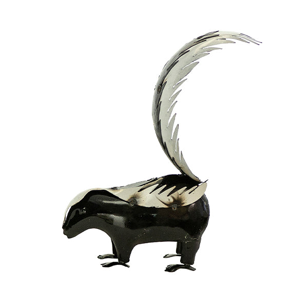 Load image into Gallery viewer, Handmade Rustic Metal Skunk, Pick Your Size Whats trending Decor Steals
