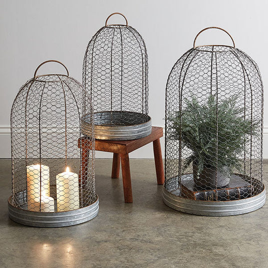 Wire Mesh Cloches, Set of Three Whats trending CT