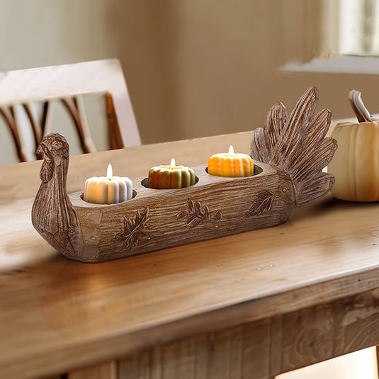 Tabletop Turkey Candle Holder Whats trending TP