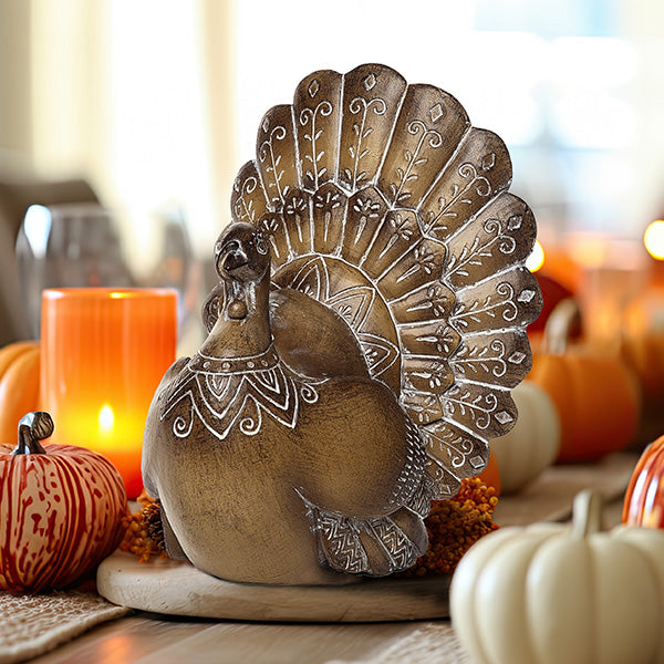 Load image into Gallery viewer, Carved Tabletop Turkey, Pick Your Style General Decor Steals
