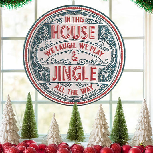 Jingle All The Way Wall Sign General CT