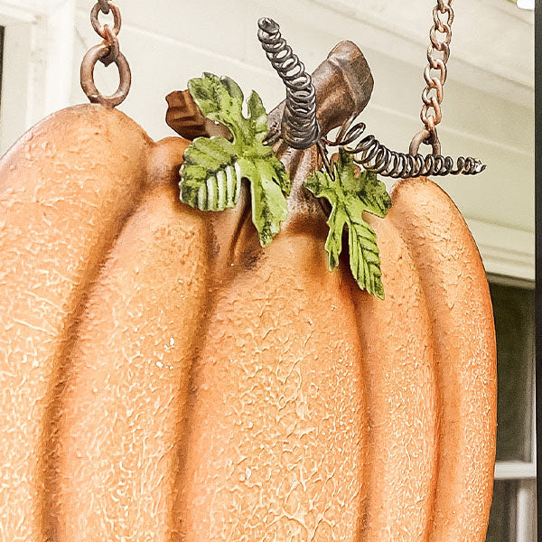 Load image into Gallery viewer, Textured Pumpkin Sign with Bracket Option | OUR &quot;Fall&quot; SIGNS OF THE SEASONS Edition General ABH
