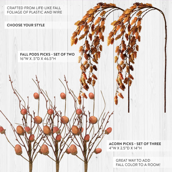 Load image into Gallery viewer, Faux Fall Branch Bundles, Pick Your Style Whats trending Decor Steals
