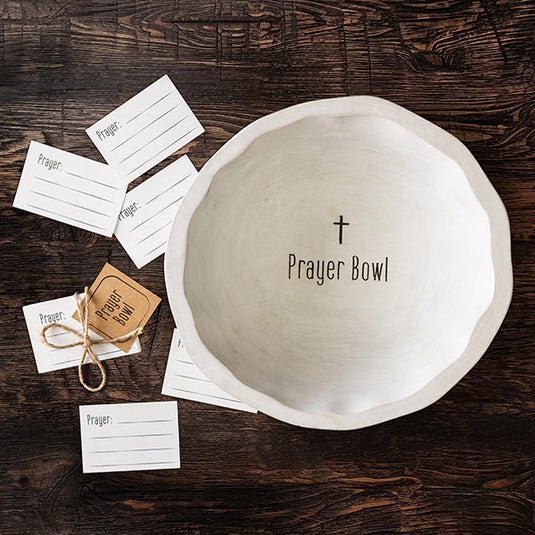 Hand Carved Wooden Prayer Bowl With Prayer Cards Whats trending TP