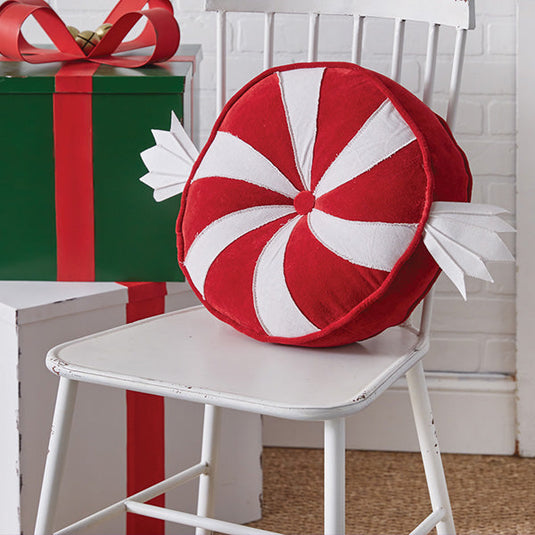 Peppermint Throw Pillow General CT