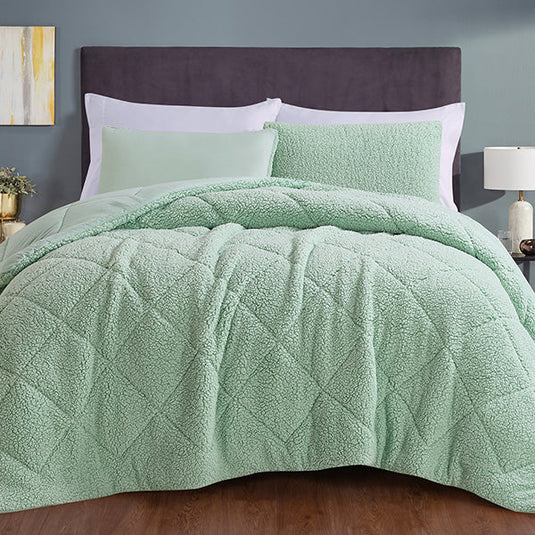 Cozy Sherpa Bedding Set, Pick Your Size/Color General JSR