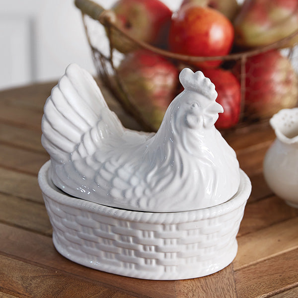 Hen on Nest Ceramic Dish Whats trending CT