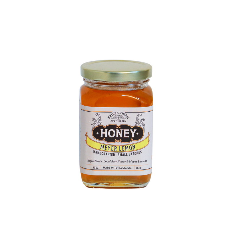 Load image into Gallery viewer, Meyer Lemon Infused Honey Gift Naturacentric
