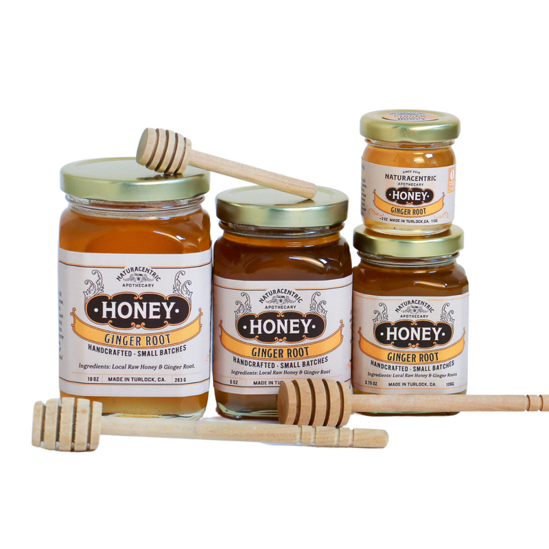 Load image into Gallery viewer, Ginger Infused Honey Gift Naturacentric
