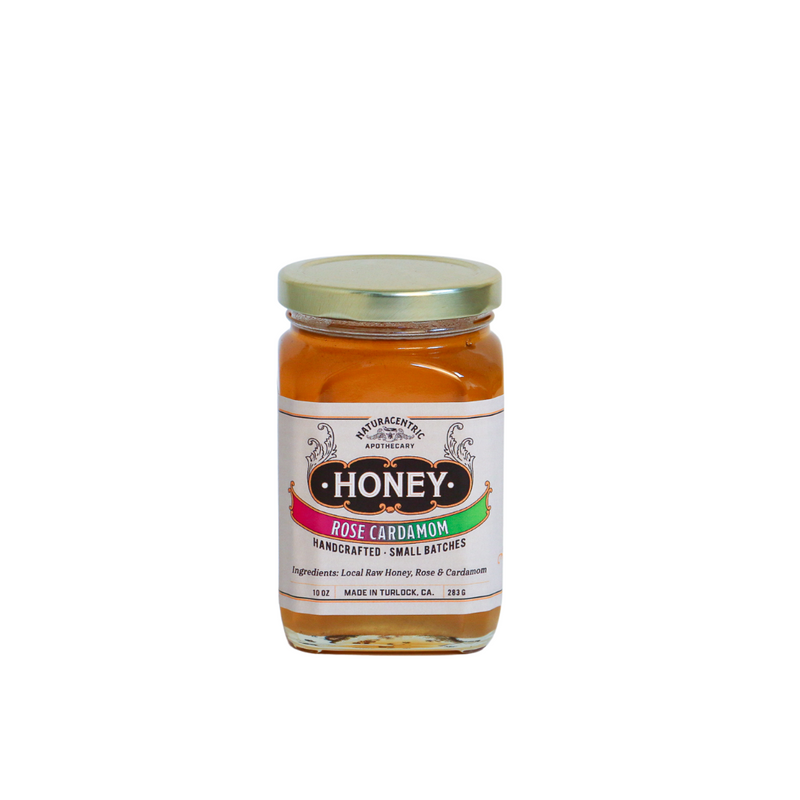 Load image into Gallery viewer, Rose Cardamom Infused Honey Gift Naturacentric
