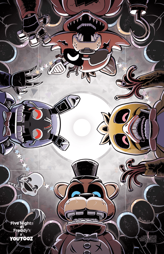 Five Night's At Freddy's Game 2 Print FNAF Youtooz Collectibles