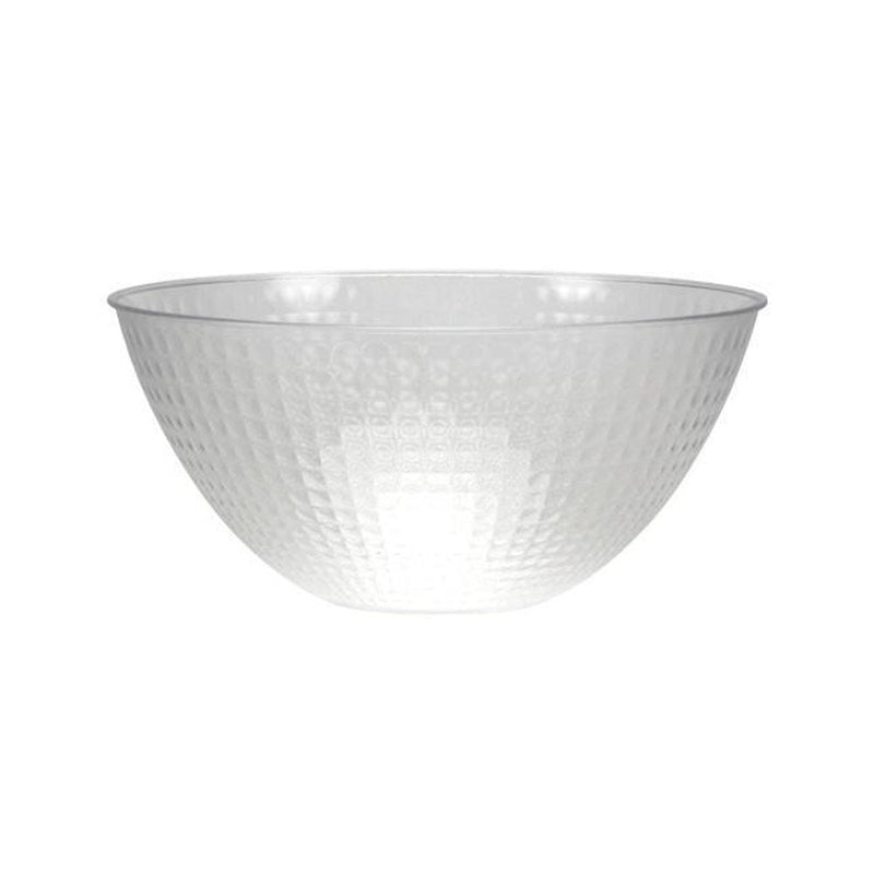 Load image into Gallery viewer, 100 oz Clear Plastic Pixel Bowl Serverware Party Dimensions
