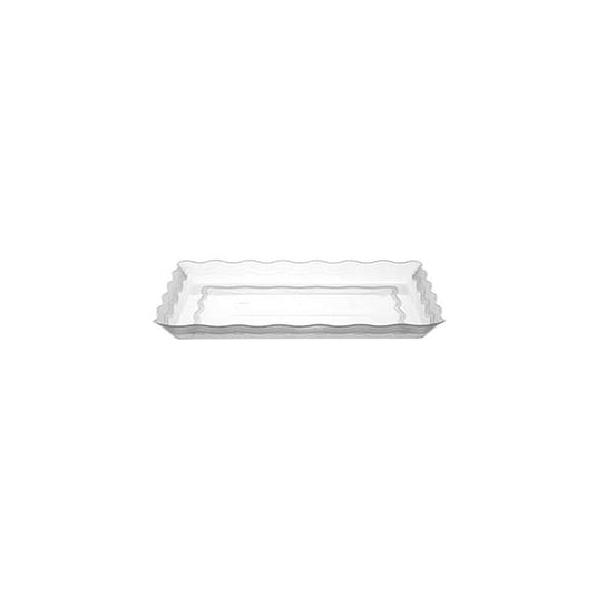 12" X 18" Large Clear Rectangular Tray Serverware Hanna K