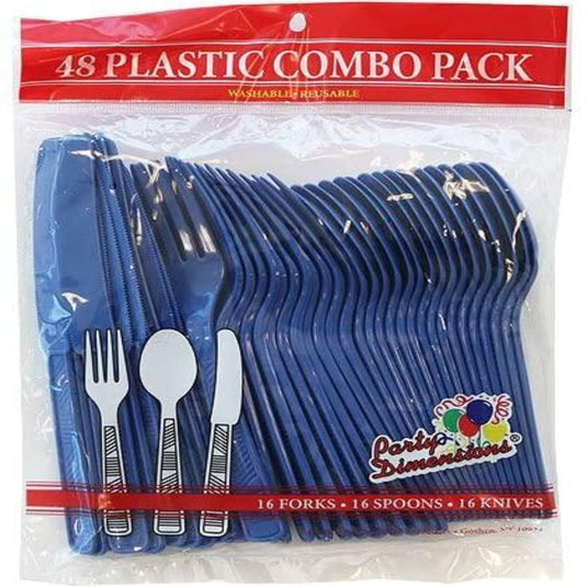 Blue Cutlery Combo Cutlery Party Dimensions