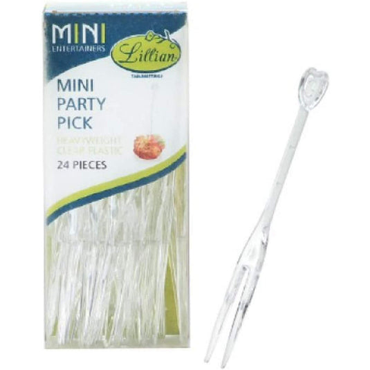 Clear Mini Party Pick Serverware Lillian