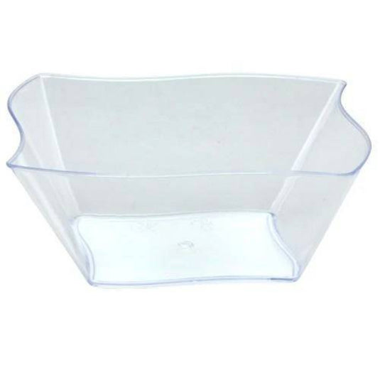 Lillian Tablesettings Mini Plastic Twist Dish Clear 5 oz Serverware Lillian