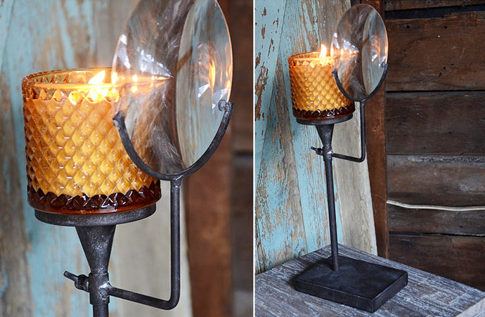 Magnifying Glass Pillar Candle Holder General PPD