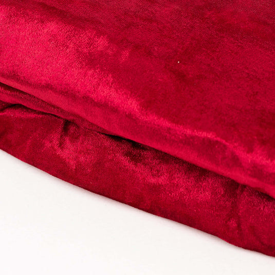 65"x5 Yards Burgundy Soft Velvet Fabric Bolt, DIY Craft Fabric Roll Fabrics PROstorez Default Title