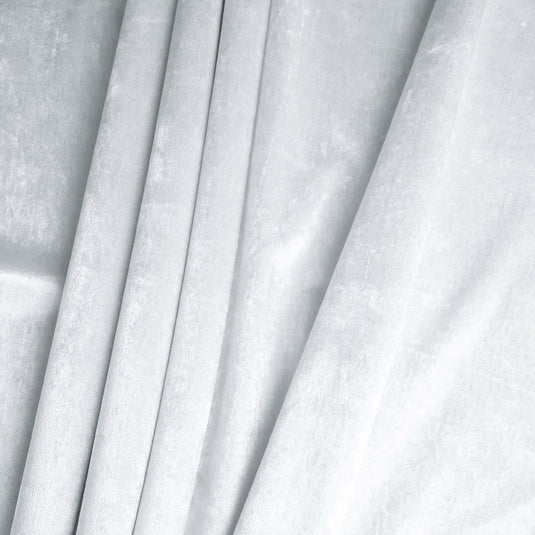 65"x5 Yards White Soft Velvet Fabric Bolt, DIY Craft Fabric Roll Fabrics HIER_2650 Default Title