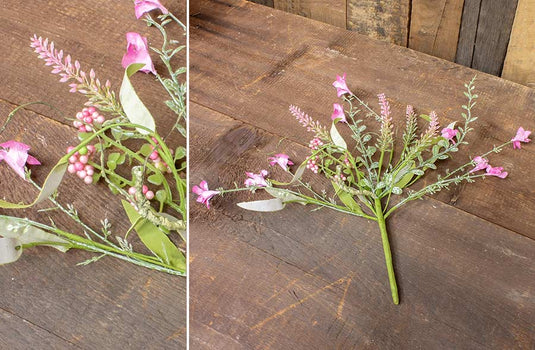 Pink Toadflax Stems, Set of 3 General WT