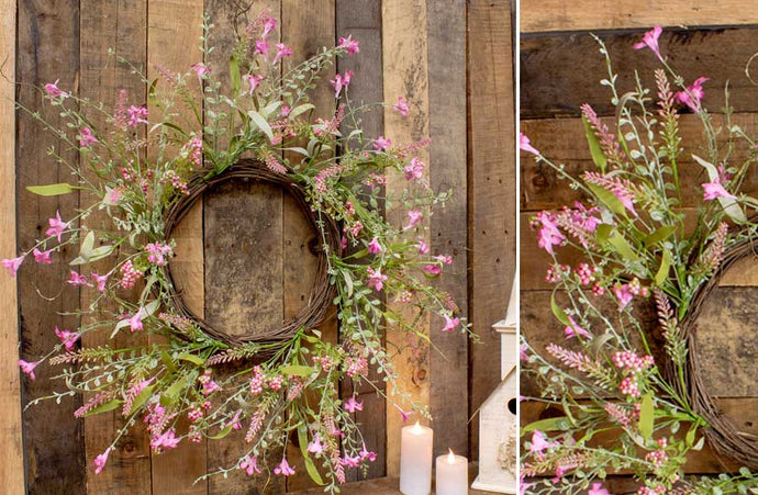 Pink Toadflax Wreath General WT