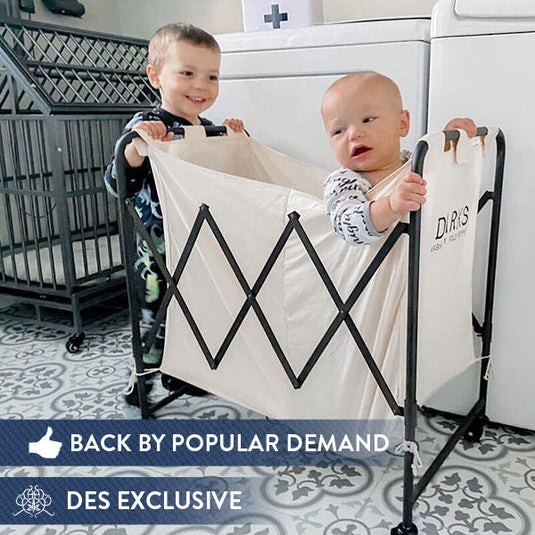 HUGE Whites And Darks Rolling Laundry Cart | DES Exclusive General VIP