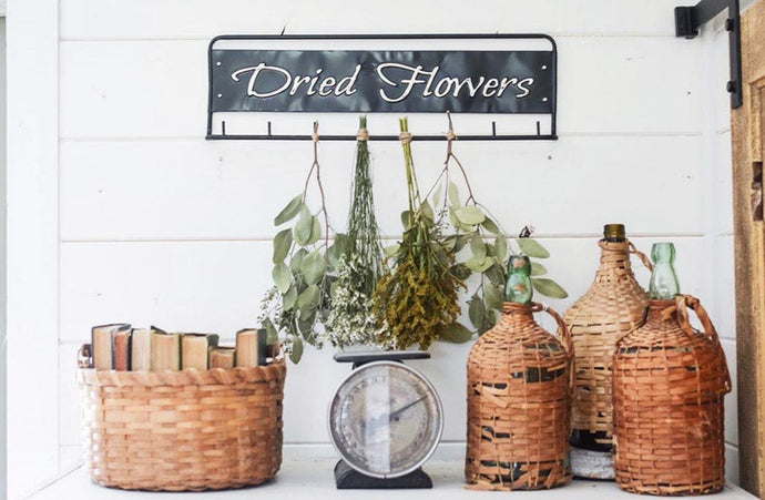 Dried Flowers and Herbs Hanging Rack | Pick Your Style General PHC