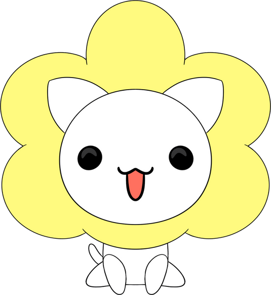 Flower Cat Plush (9in) Plush Youtooz Collectibles