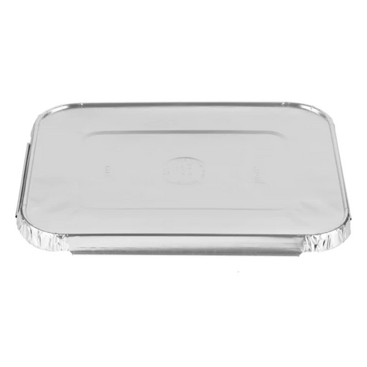 *WHOLESALE* Aluminum Lid For 2.25Lb Oblong Pan 8.25" x 5.75" | 240 Ct/Case Disposable VeZee