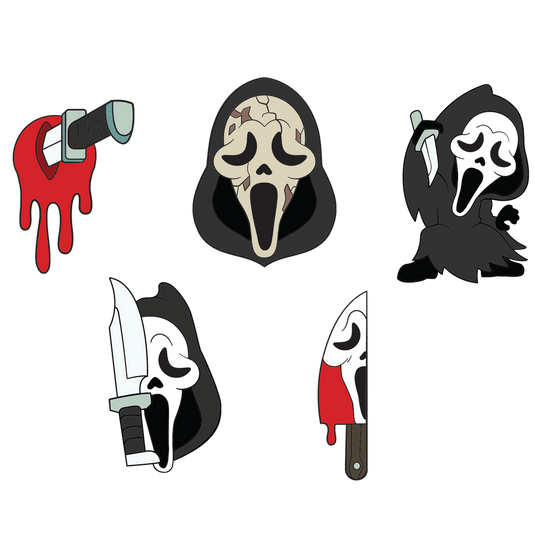 Ghost Face Pin Set Ghost Face Youtooz Collectibles