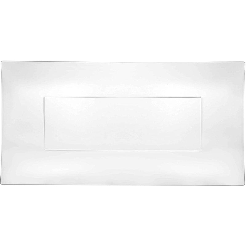 Load image into Gallery viewer, Clear 13&#39;&#39; X 6.25&#39;&#39; Rectangular Plastic Condiment Tray Serverware Lillian
