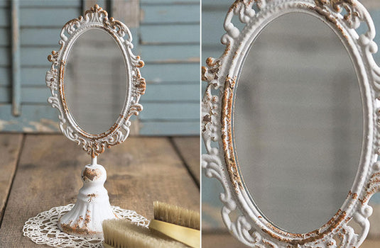 Chippy Victorian Tabletop Mirror General CT