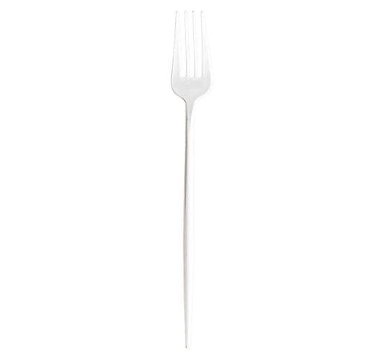 NOVELTY FLATWARE DINNER FORKS WHITE Tablesettings Blue Sky