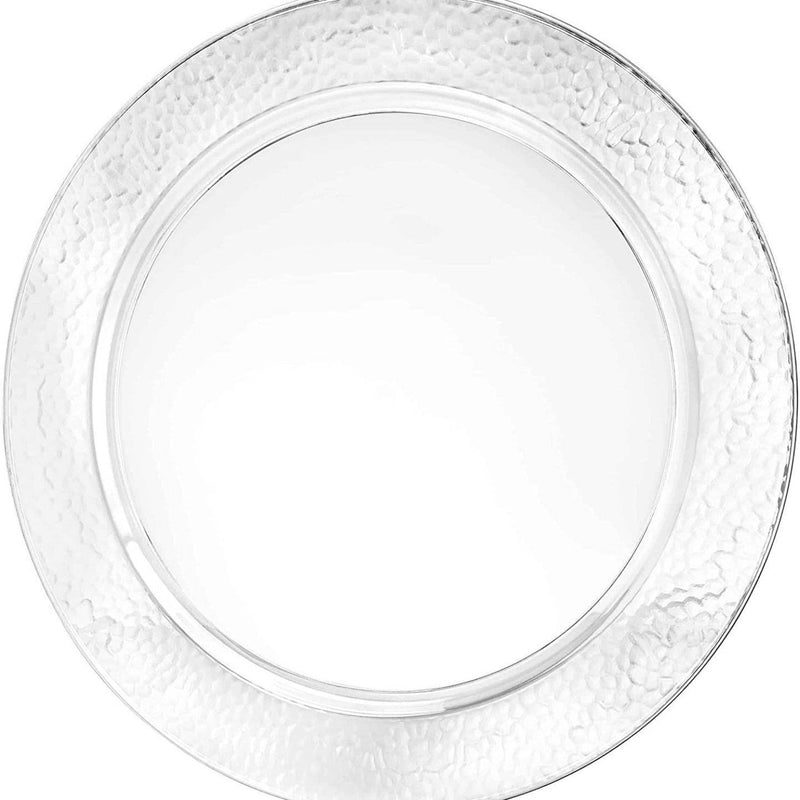 Load image into Gallery viewer, Lillian Tablesettings Round Pebbled Tray Pearl 14&quot; Serverware Lillian
