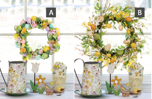 Easter Egg Wreath, Pick Your Style General BI