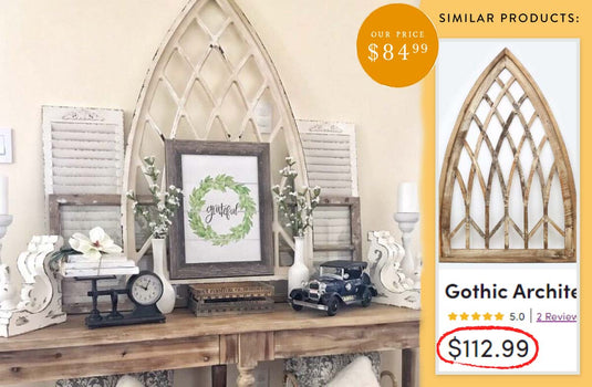 Wooden Cathedral Wall Arch General WG