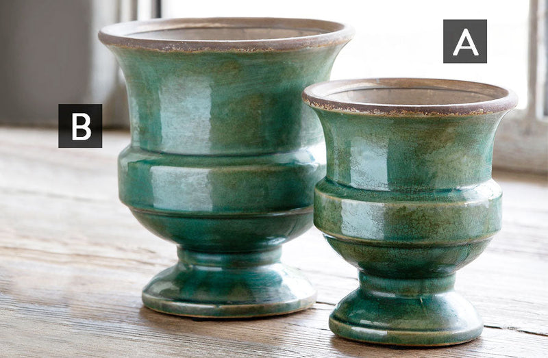 Load image into Gallery viewer, Emerald Glazed Classic Urn, Pick Your Style General PHC
