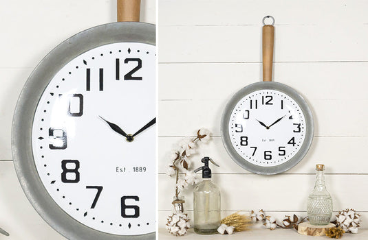 Frying Pan Wall Clock General VIP