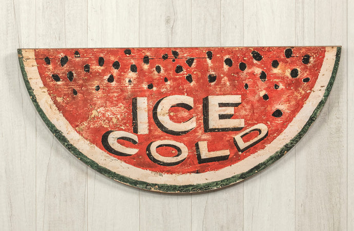 Ice Cold Watermelon Sign General RH