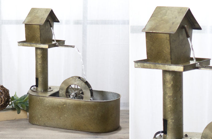 Metal Water Wheel Fountain General VIP