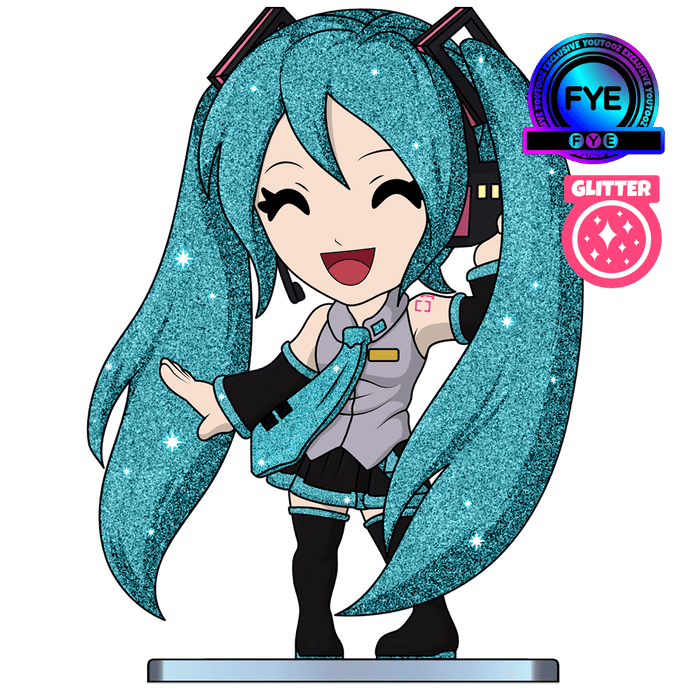 Glitter Hatsune Miku Original Youtooz Collectibles