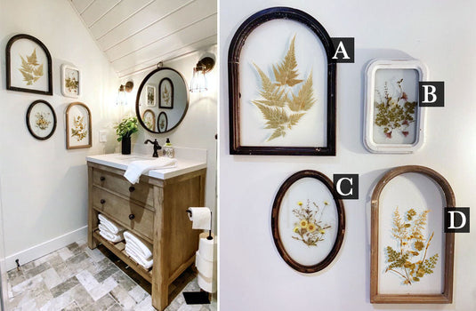 Wooden Framed Pressed Botanical Wall Decor, Pick Your Style General Decor Steals