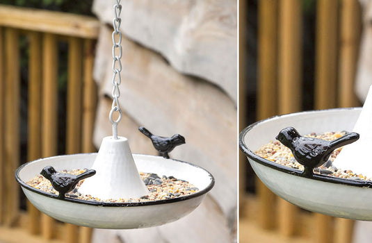 Enamel Saucer Hanging Bird Feeder General CT