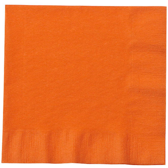 99¢ Orange Lunch Napkins 20 count Napkins Party Dimensions