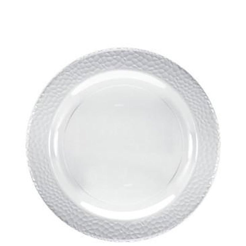 Load image into Gallery viewer, Lillian Tablesettings Pebbled Plastic Plate Clear 7.5&quot; Tablesettings Lillian
