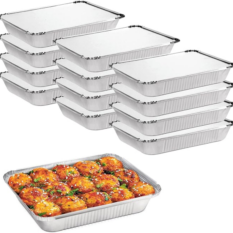 Load image into Gallery viewer, Board Lid For 2.25Lb Aluminum Oblong Pan 8.25&quot; x 5.75&quot; Disposable VeZee
