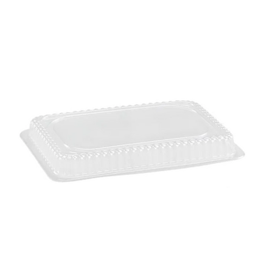 *WHOLESALE* Dome Lids For 2.25Lb Aluminum Oblong Pans 8.25" x 5.75" |500 ct/case Disposable VeZee