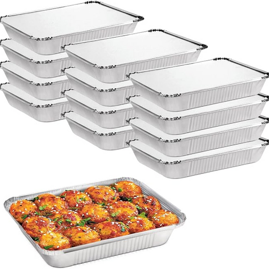 *WHOLESALE* Board Lid For 2.25Lb Aluminum Oblong Pan 8.75" x 6.12" | 500 ct/case Disposable VeZee